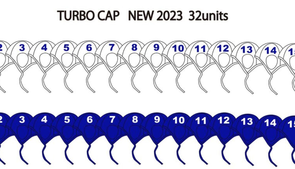 SET WATERPOLO CAPS CLASSIC 32 UNITS