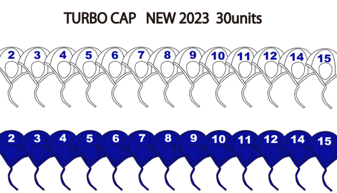 SET WATERPOLO CAPS CLASSIC 30UNITS